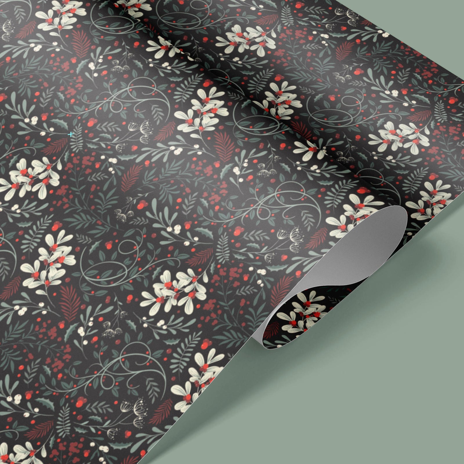 Mistletoe Christmas Wrapping Paper