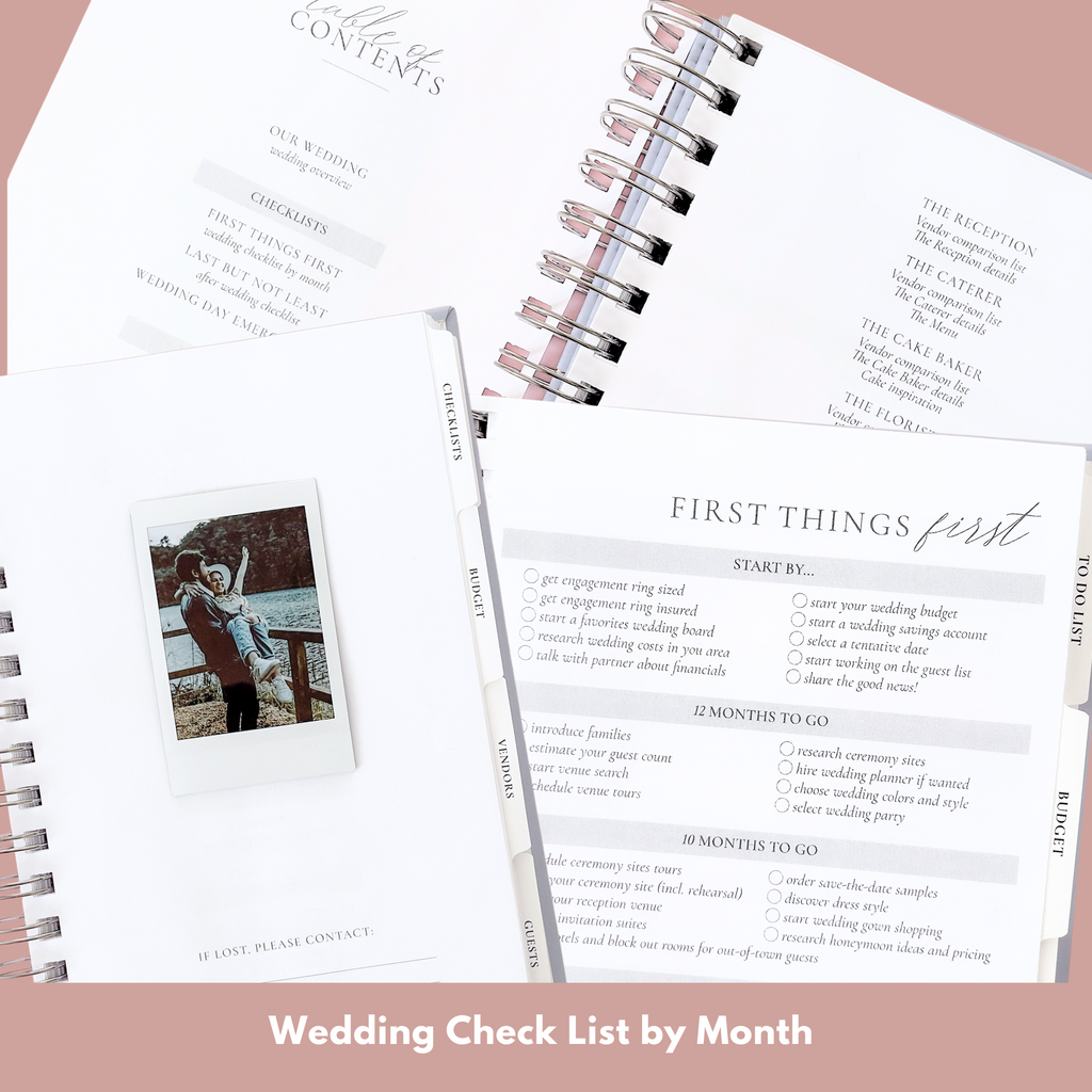 Customize and get this Minimalist Yes I Do Wedding Planner