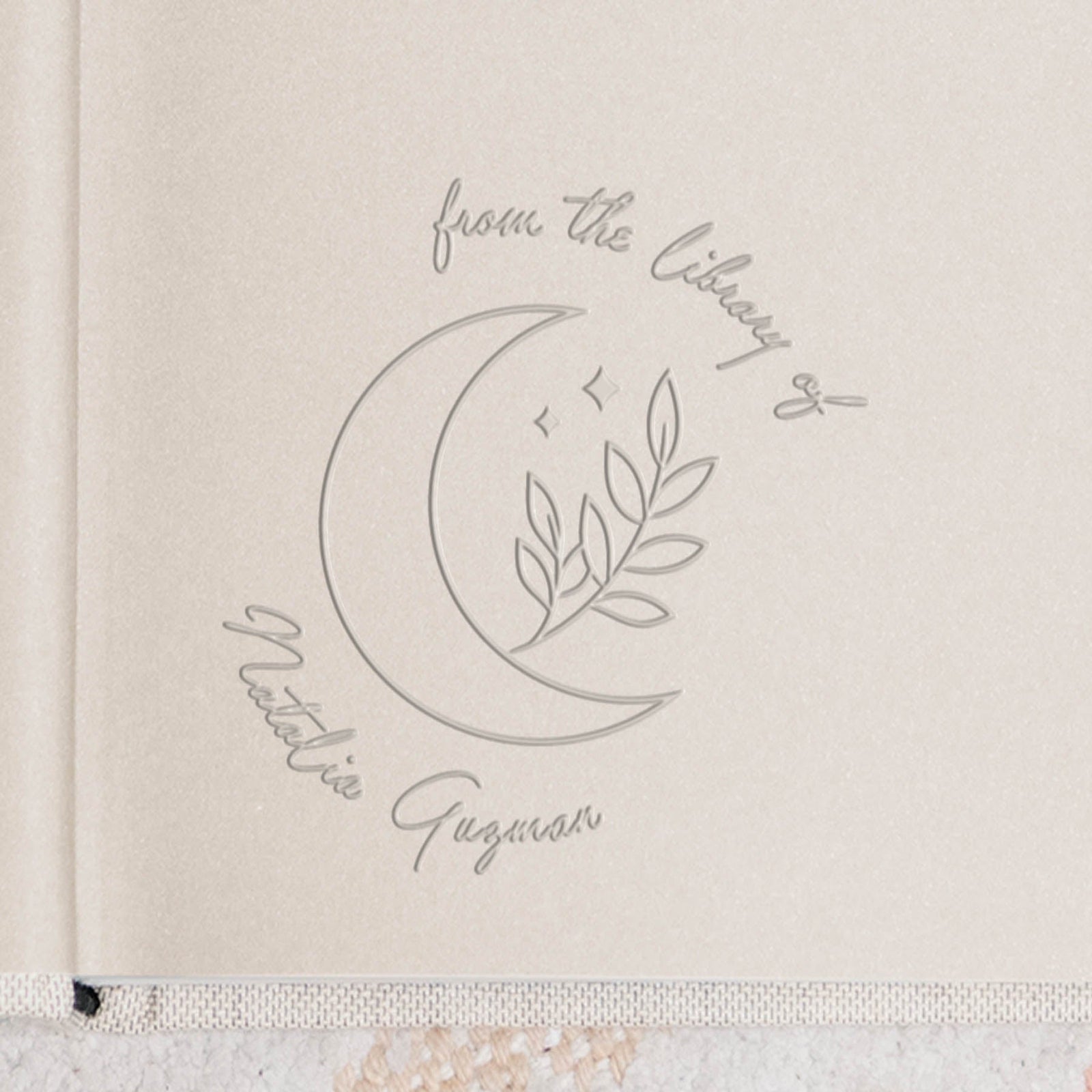 Moon and Flowers Design 1