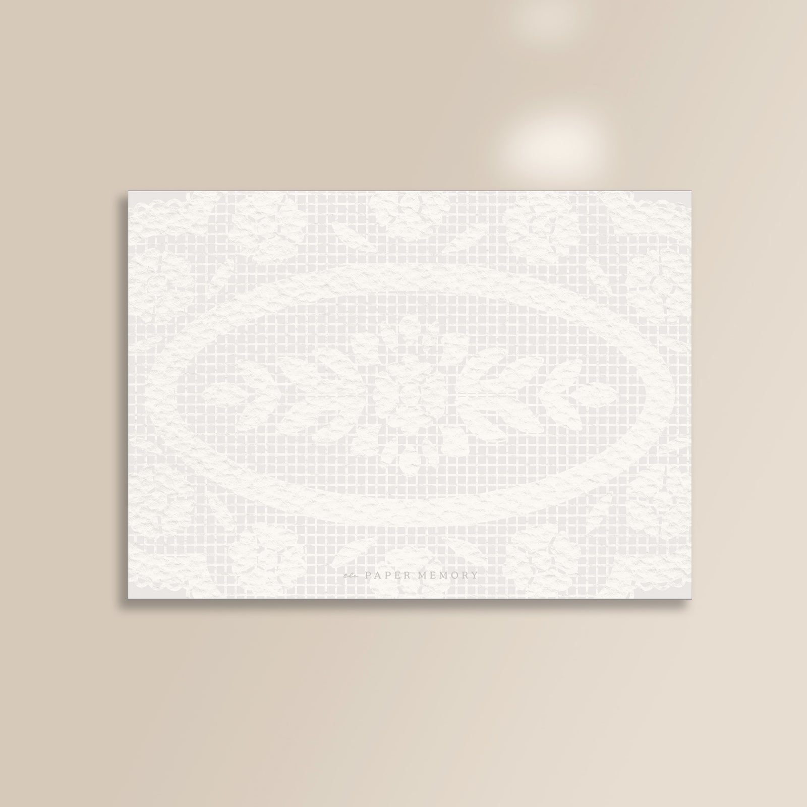 Classic Lace Flat Notecard Set