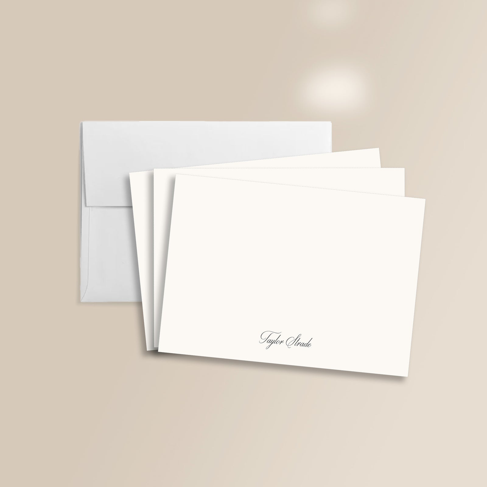 Classic Lace Flat Notecard Set