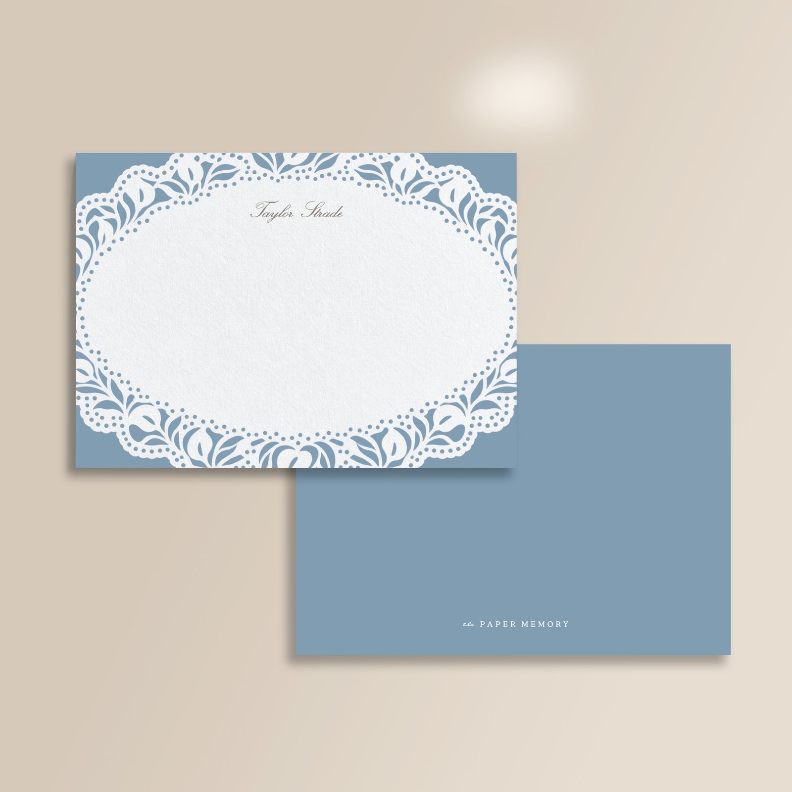 The Calla Lace Flat Notecard Set