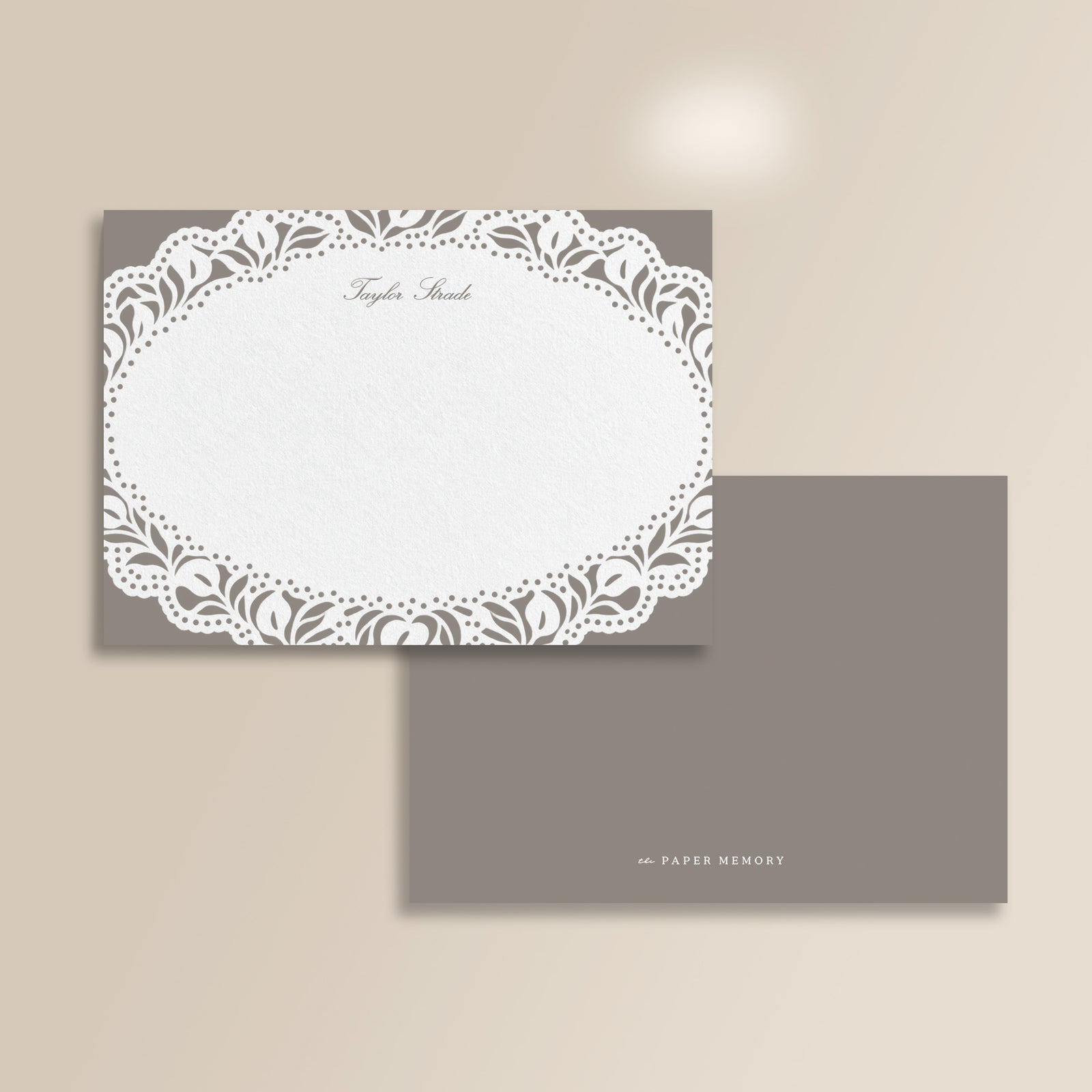 The Calla Lace Flat Notecard Set