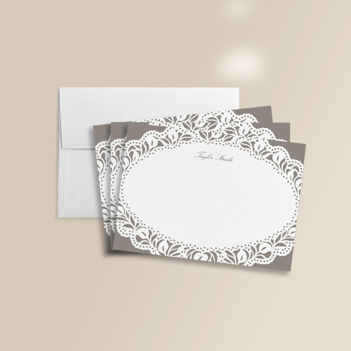 The Calla Lace Flat Notecard Set
