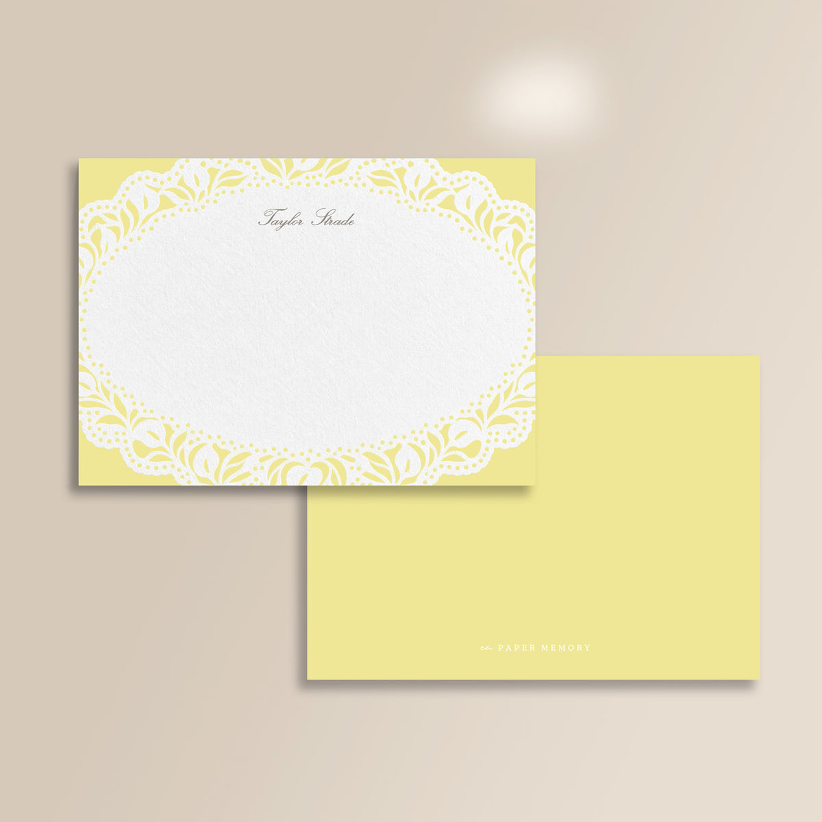 The Calla Lace Flat Notecard Set