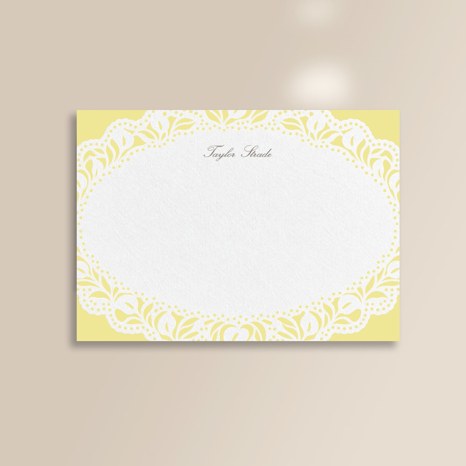 The Calla Lace Flat Notecard Set