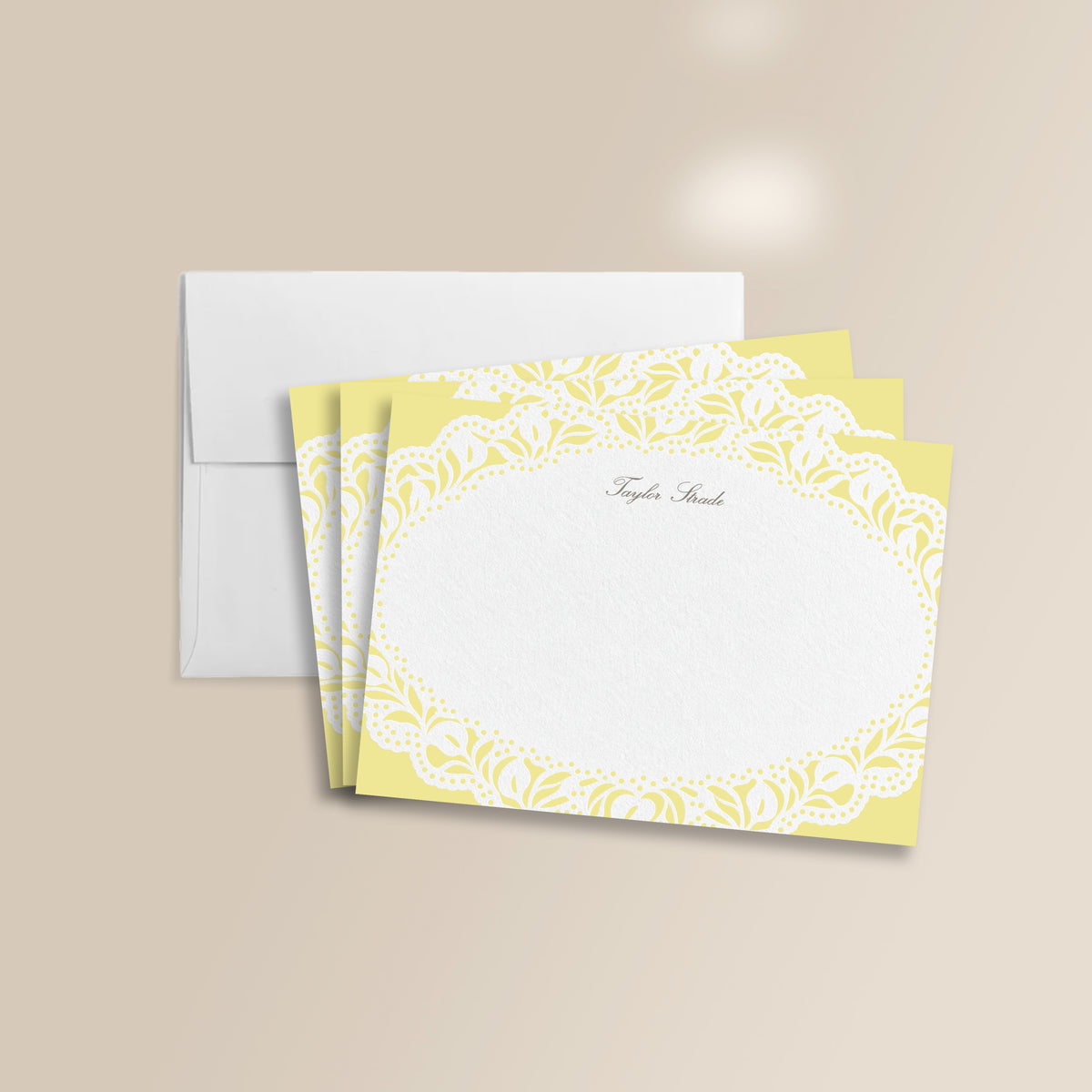 The Calla Lace Flat Notecard Set