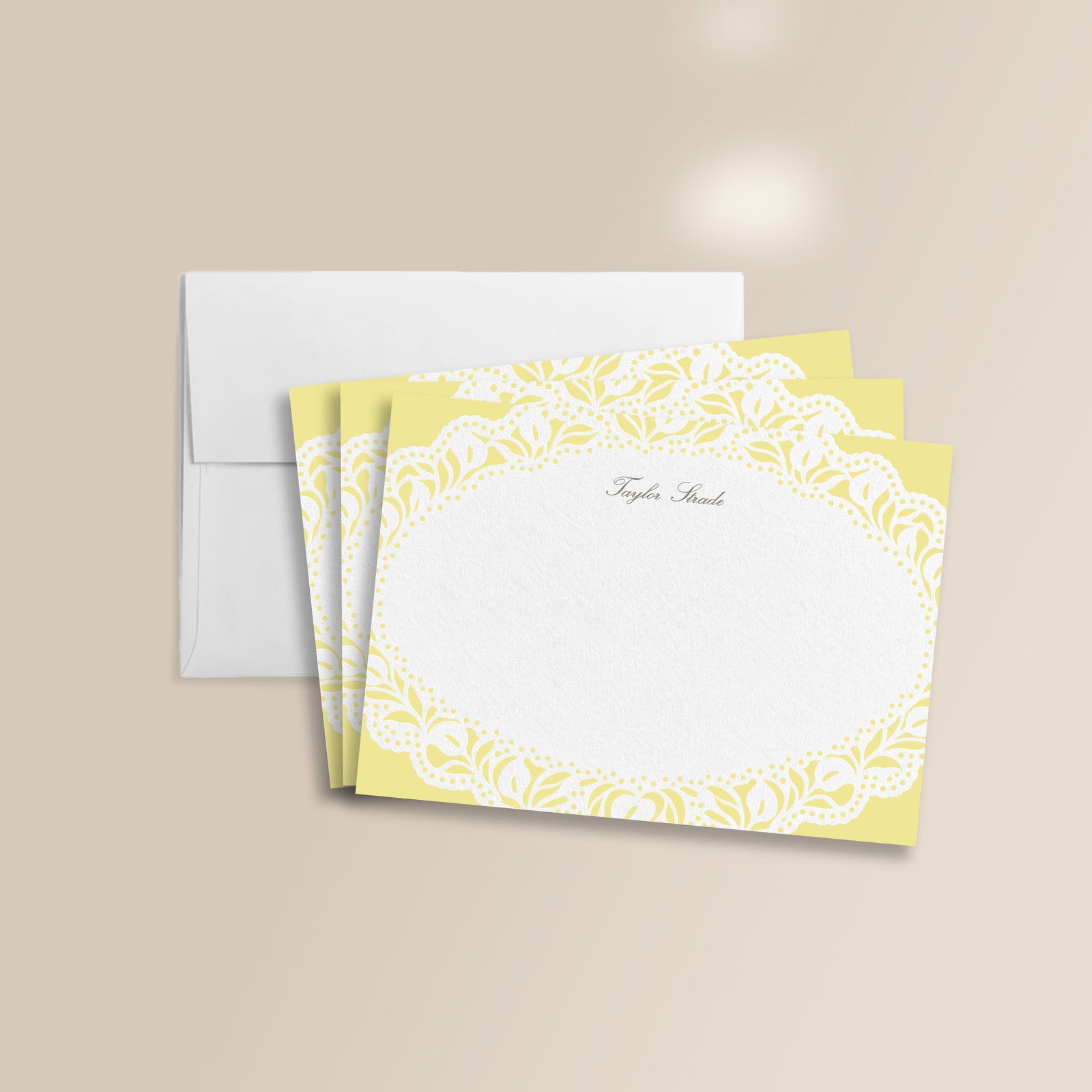 The Calla Lace Flat Notecard Set