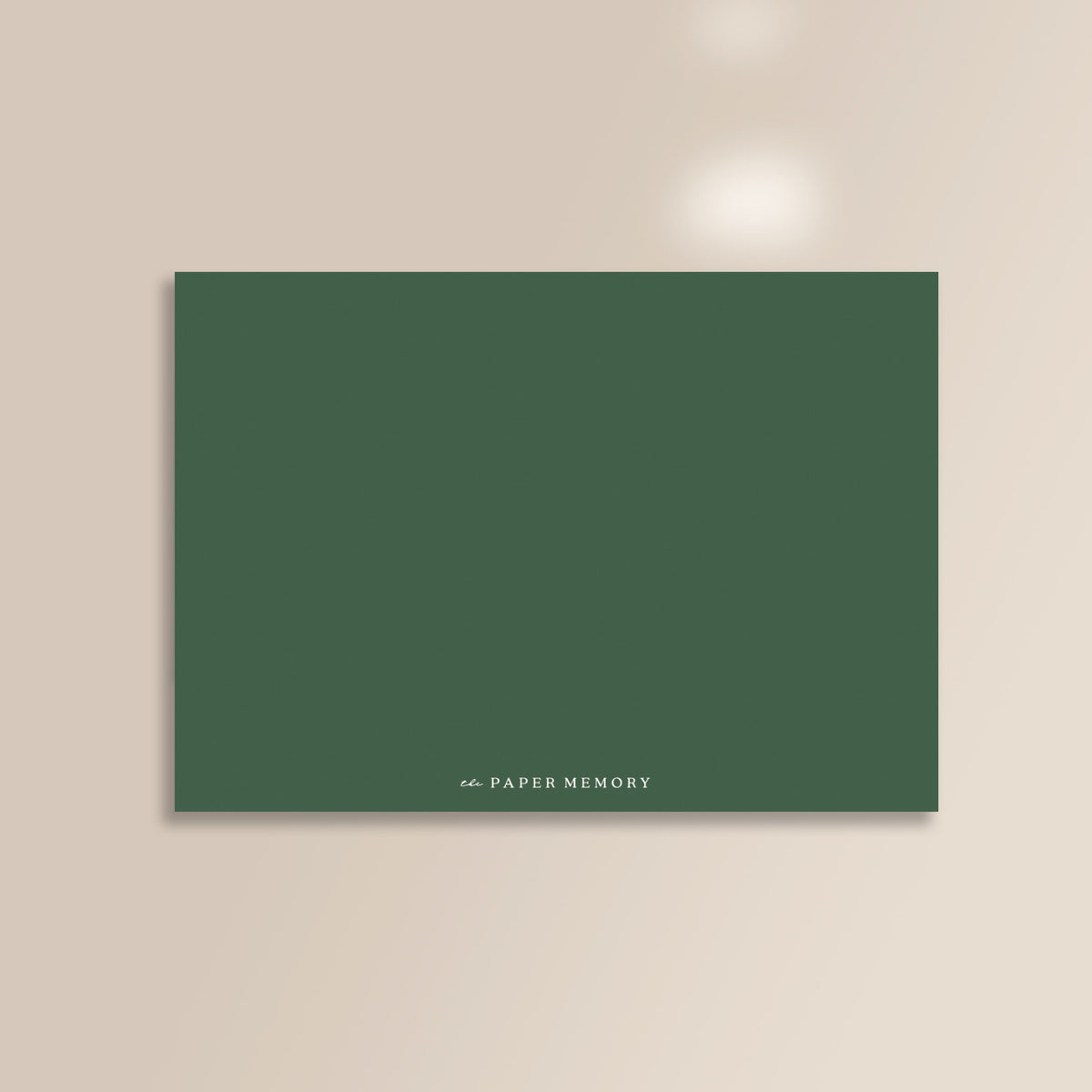 Emerald Flat Notecard Set