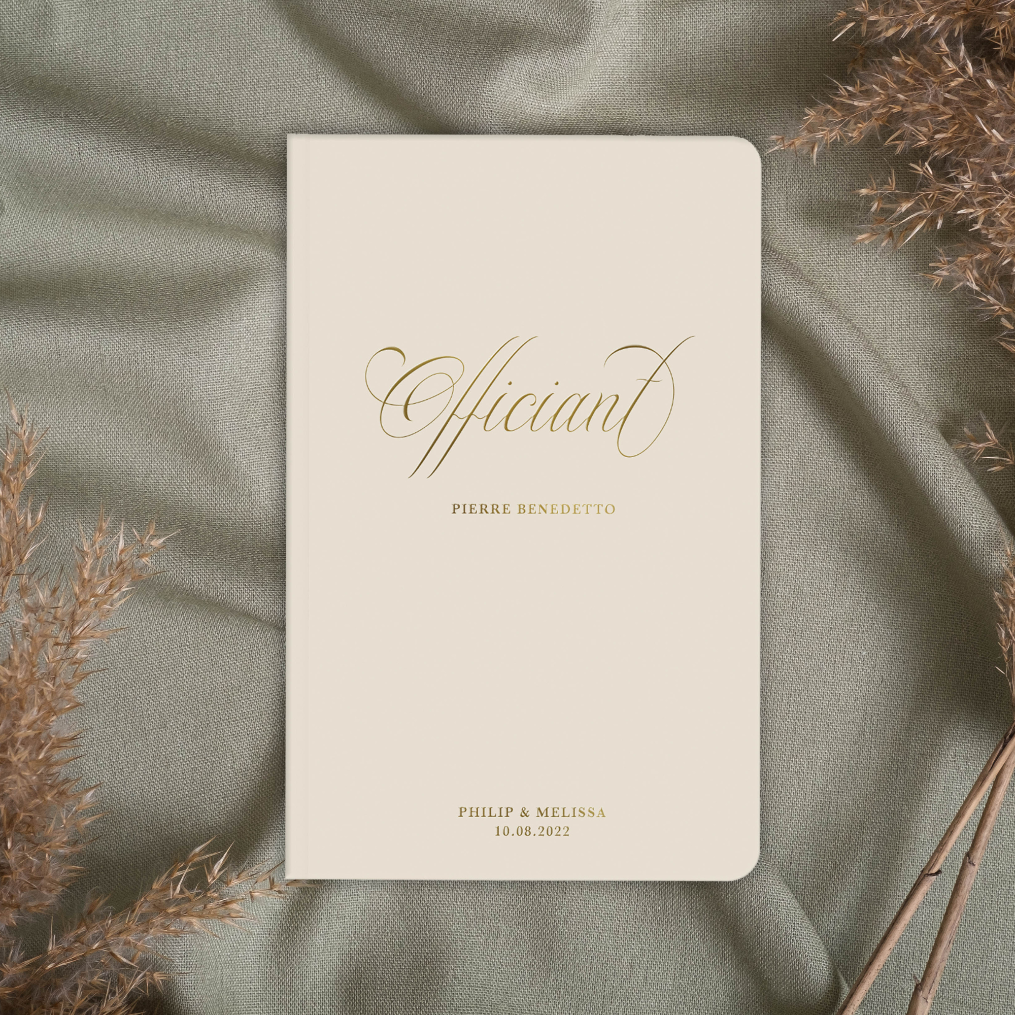 Elegant Officiant Book