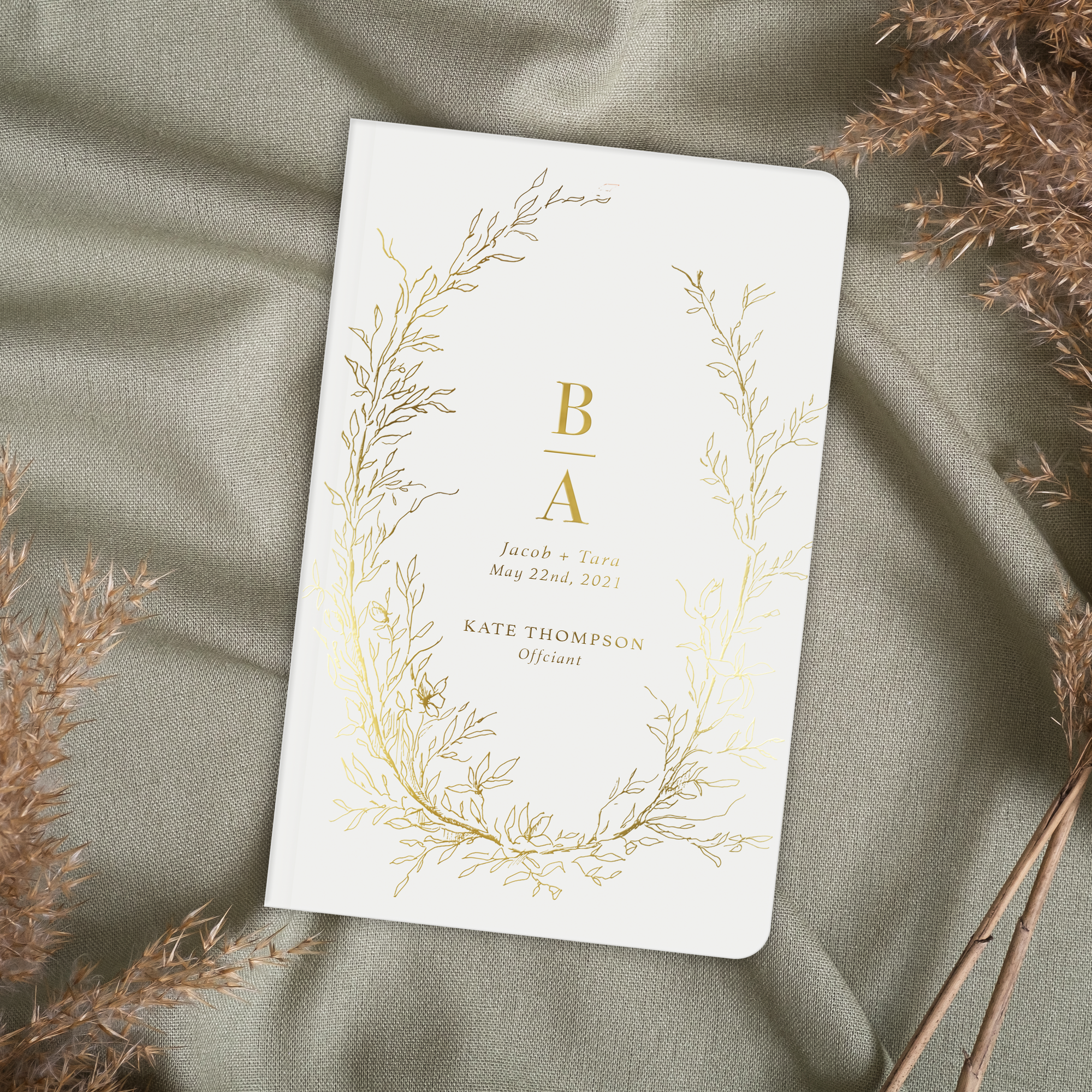 Floral | Officiant Book