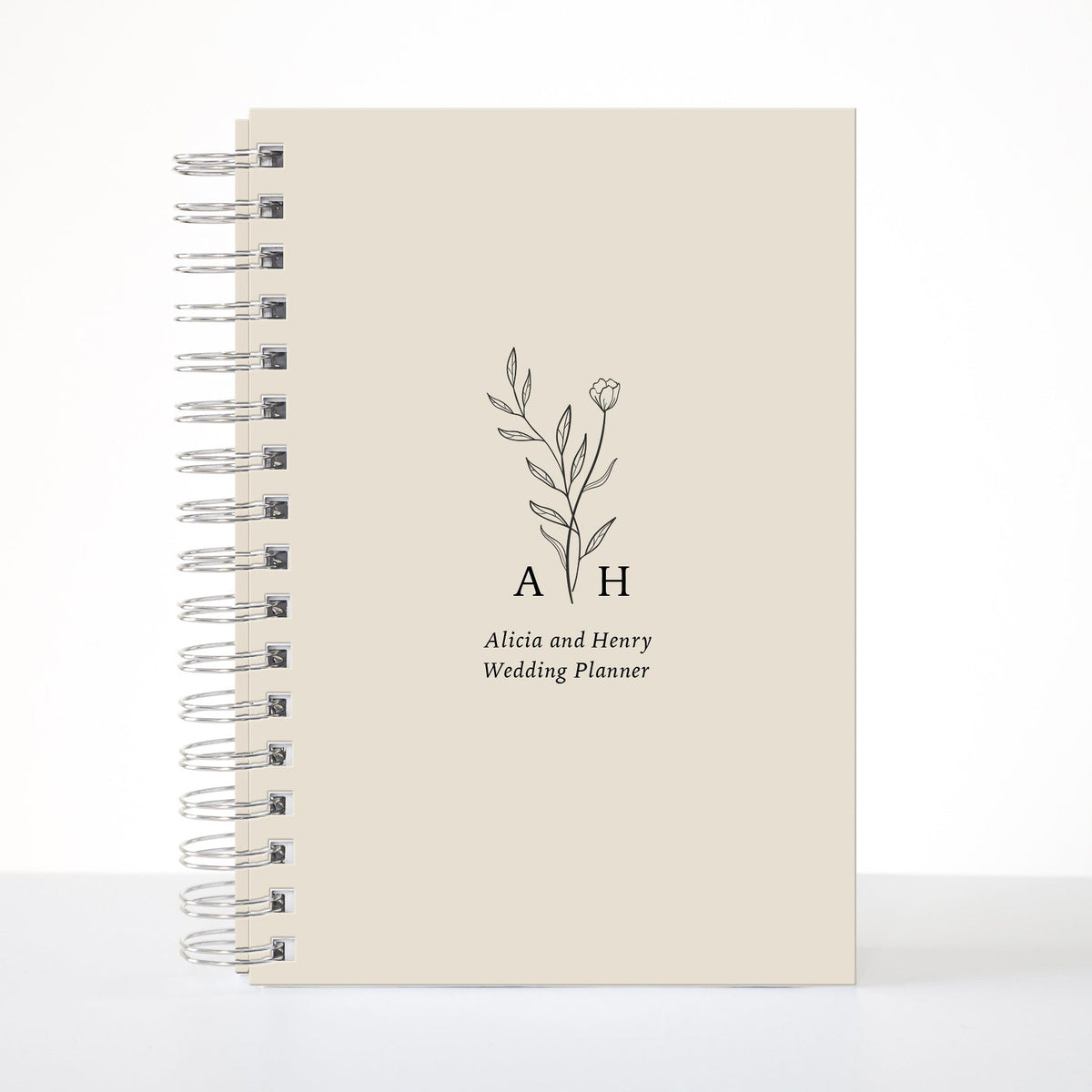 Monogram Bouquet Wedding Planner