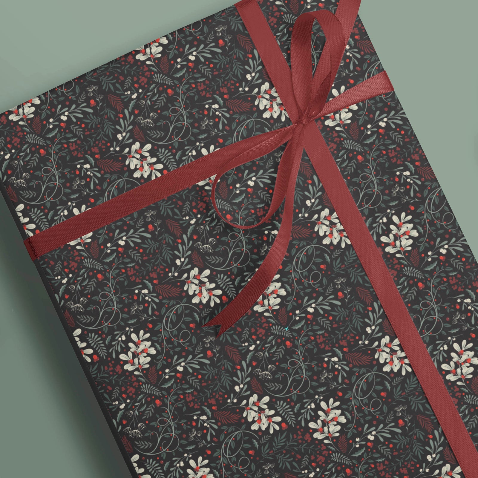 Mistletoe Christmas Wrapping Paper