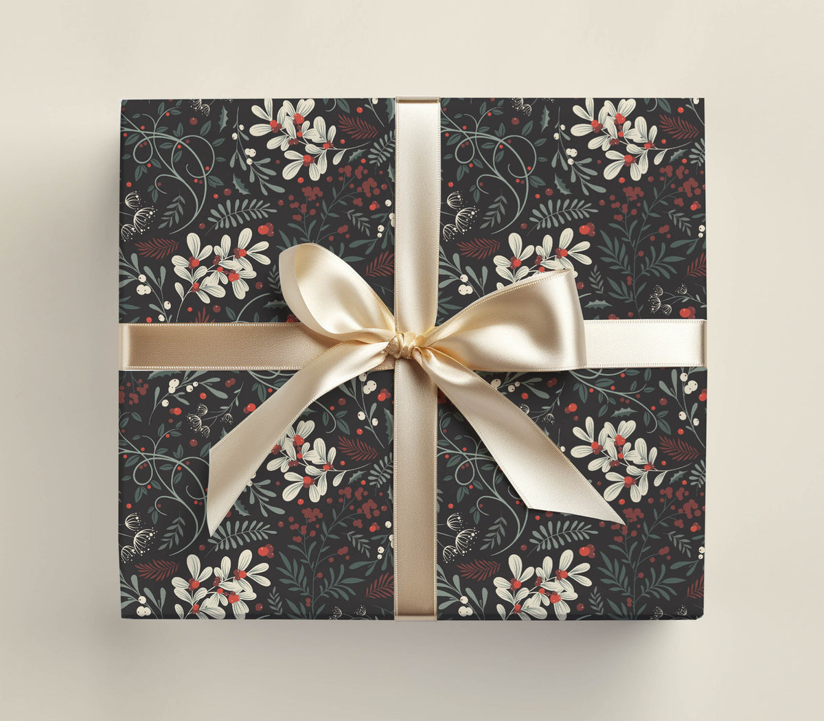 Mistletoe Christmas Wrapping Paper