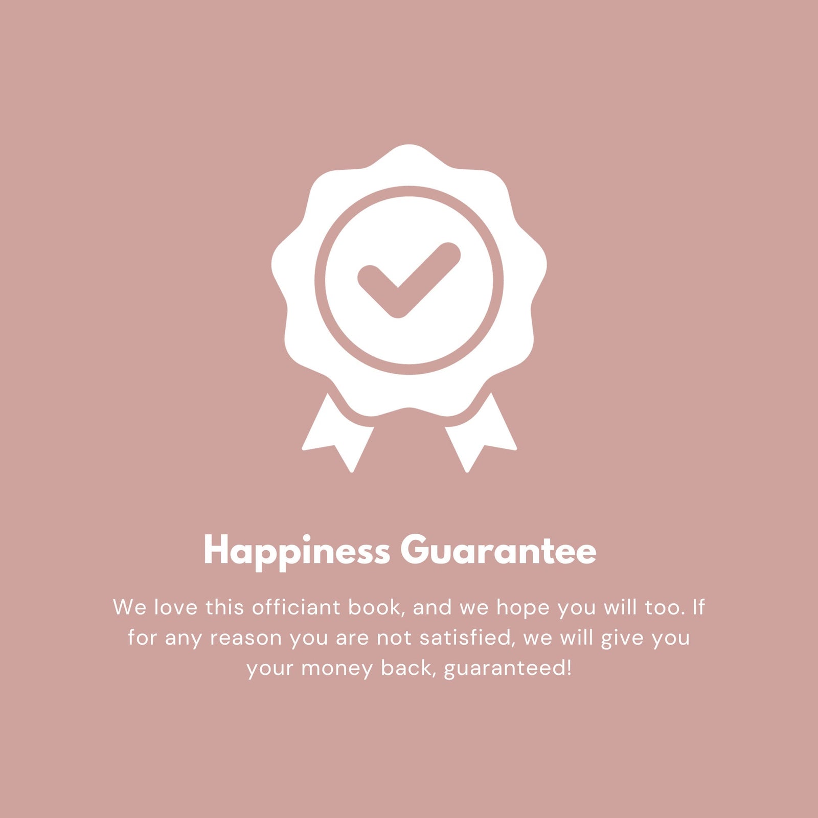 Personalized Officiant Book (Various colors available) A2