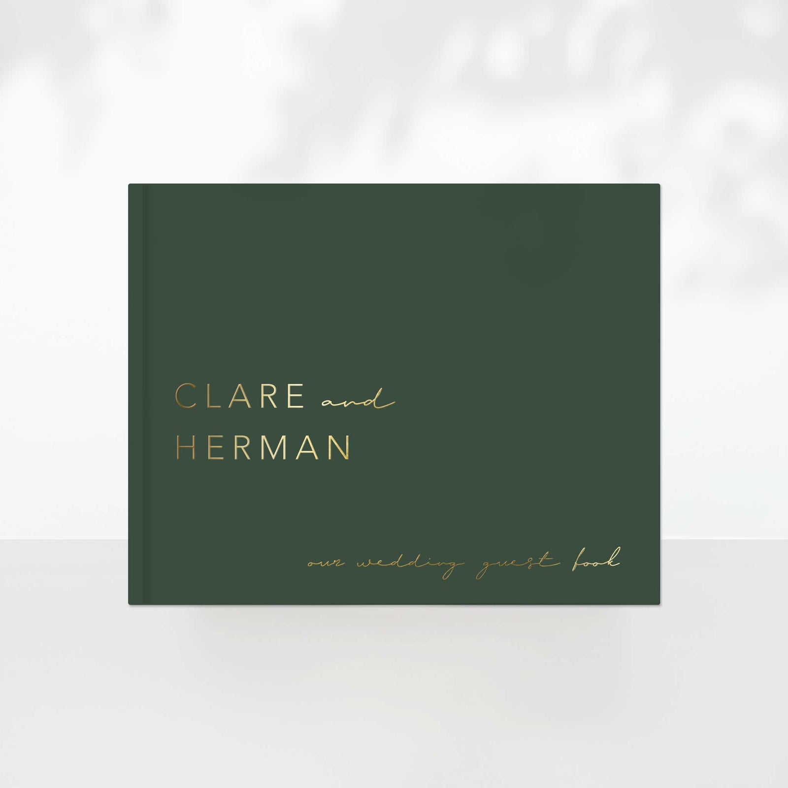 Minimalism Wedding Guest Book