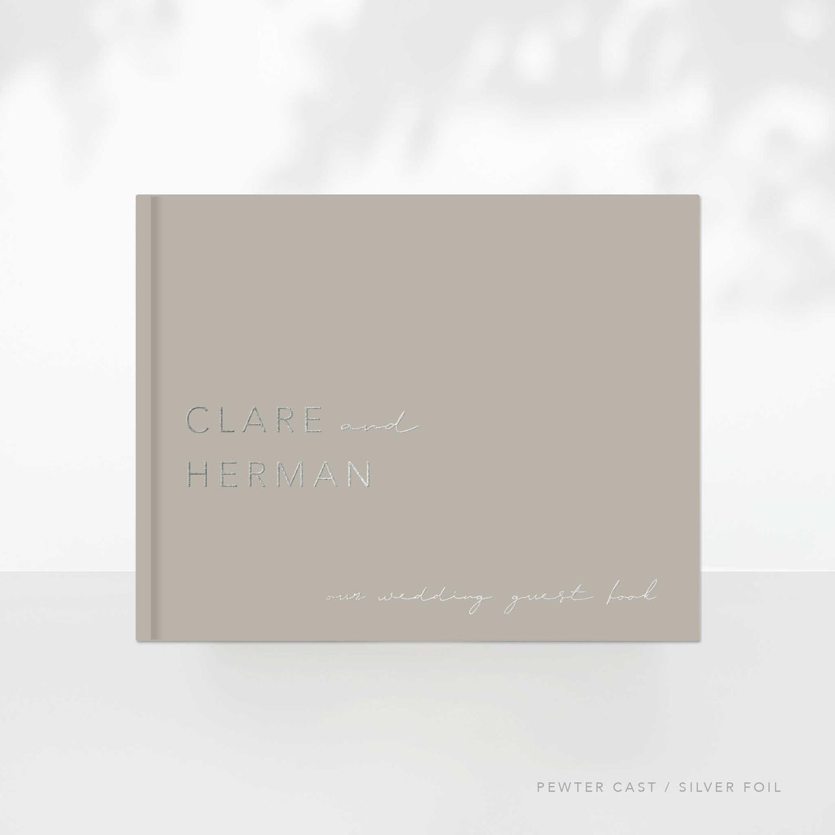 Minimalism Wedding Guest Book