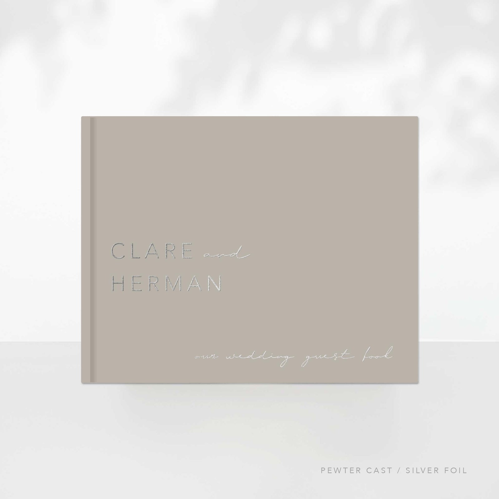 Minimalism Wedding Guest Book