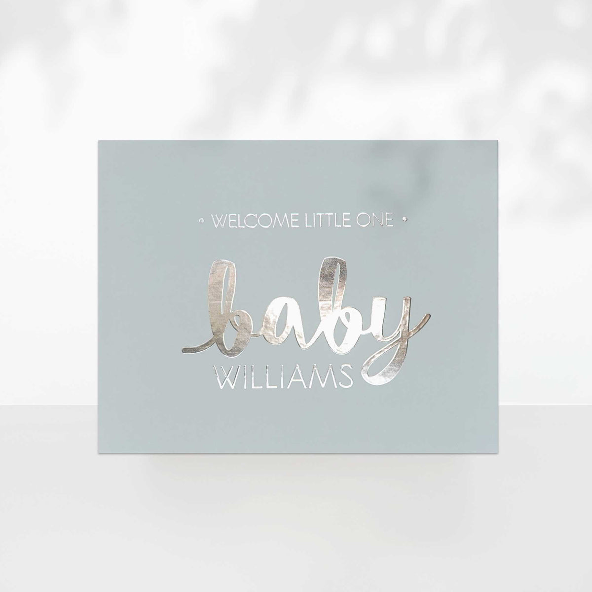 Baby Shower Guest Book with Last Name