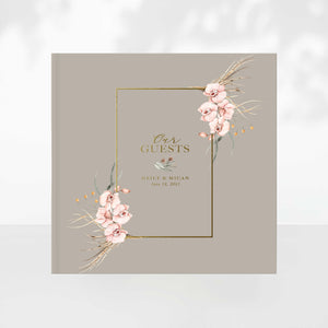 Orchid Wedding Guest Book