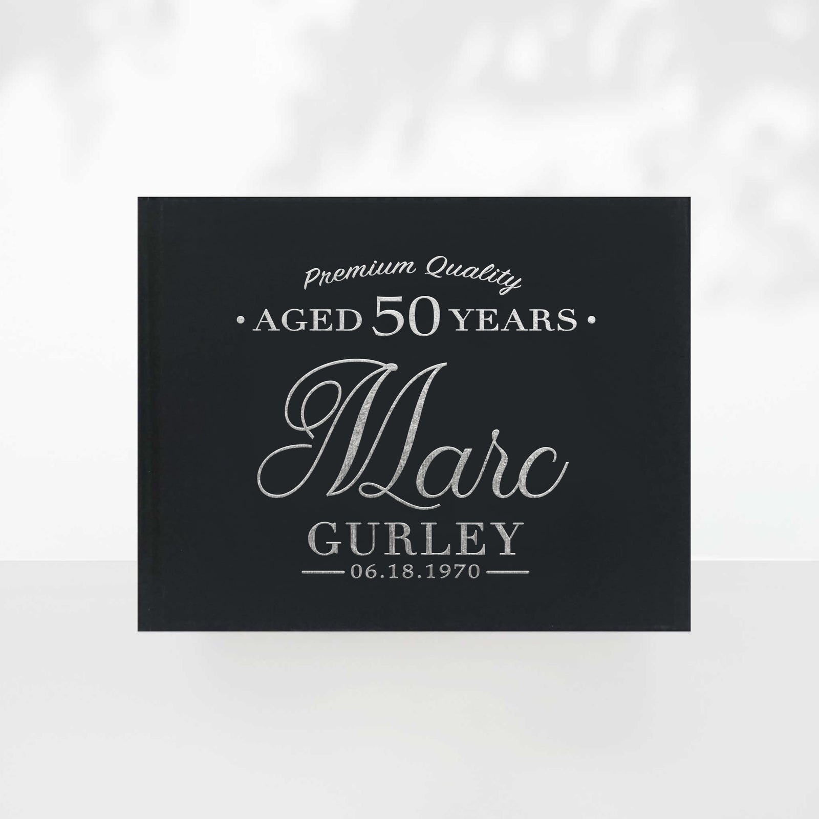 Whiskey Theme Men Birthday Guest Book