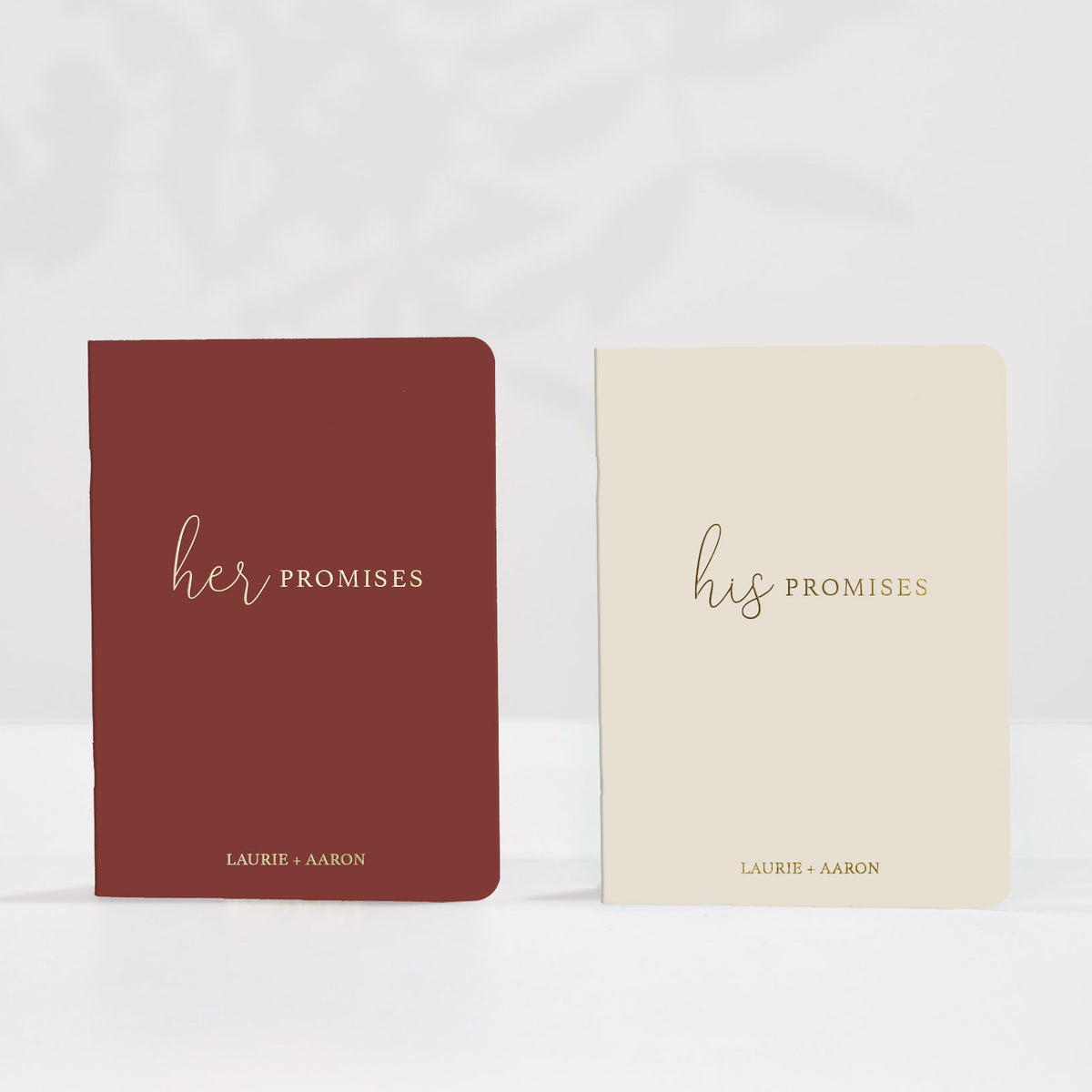 His &amp; Her Promises Vow Books