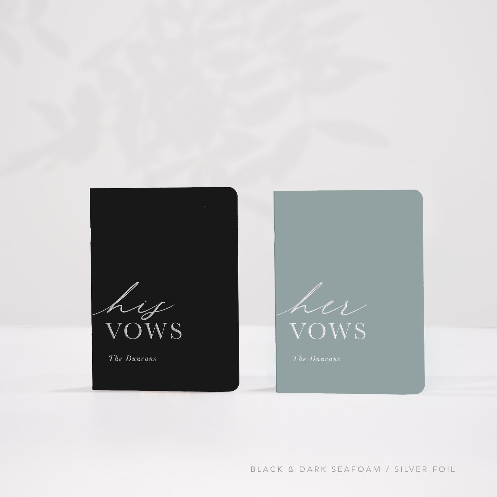Minimal Wedding Vow Books